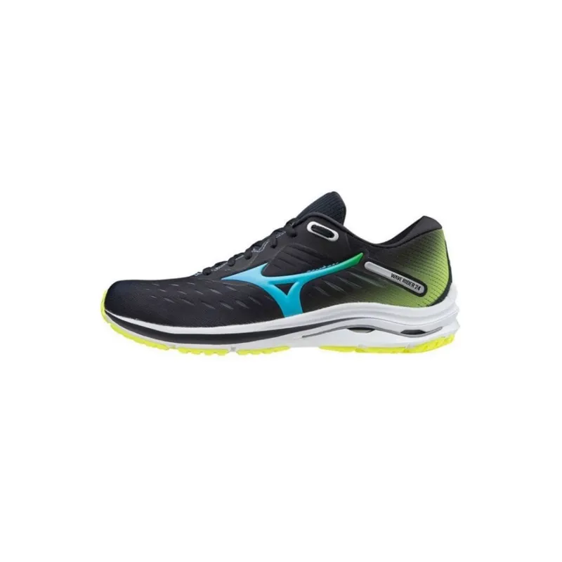 Mizuno Wave Rider 24 Black/Blue UK 10-1